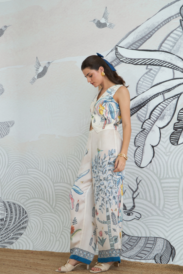 JUNGLE WAISTCOAT TOP WITH PANTS
