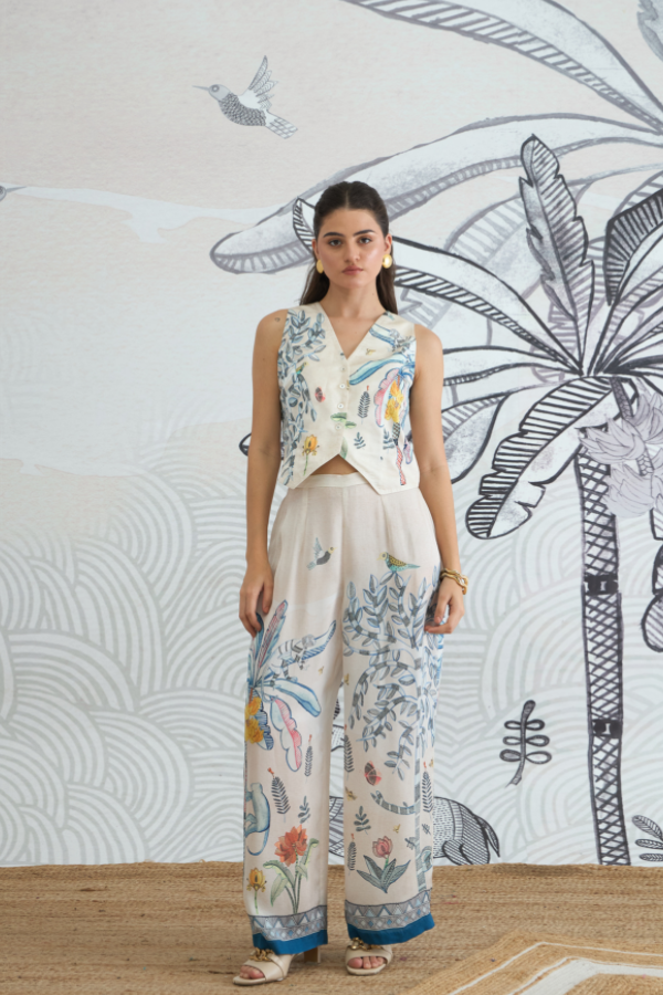 JUNGLE WAISTCOAT TOP WITH PANTS