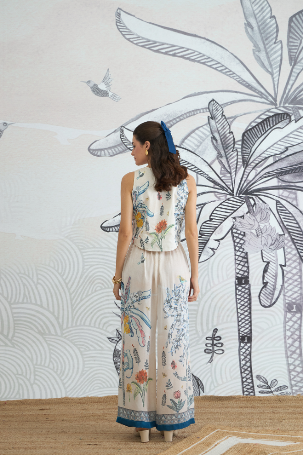 JUNGLE WAISTCOAT TOP WITH PANTS