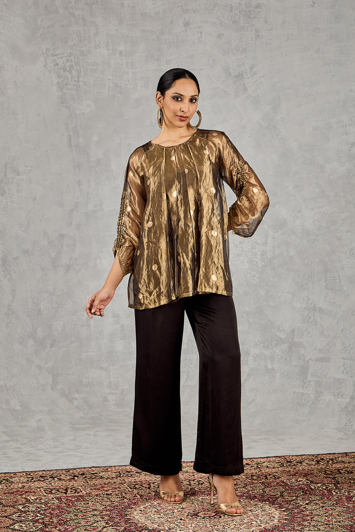 GOLDEN POLKA CO-ORD SET