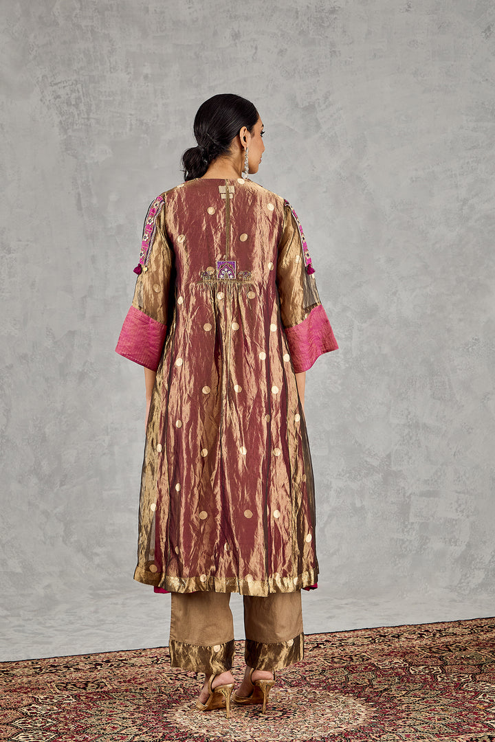 GOLDEN POLKA PADMAVAT JACKET SET