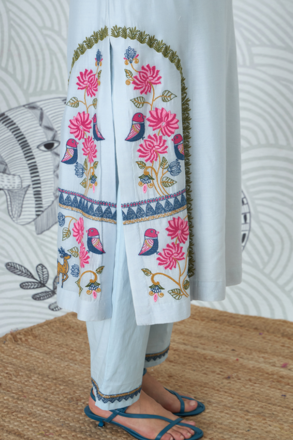 POWDER BLUE PANTS