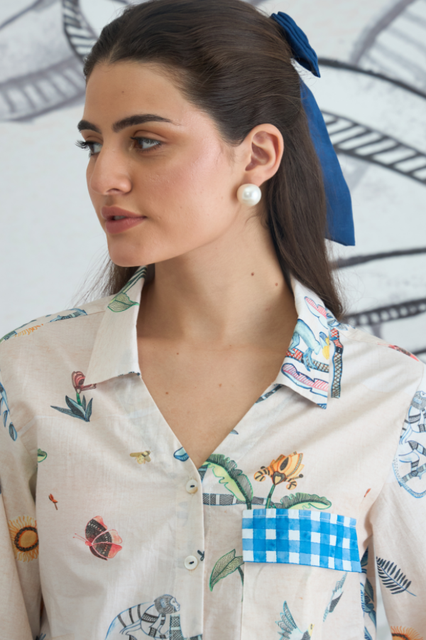 JUNGLE CROP SHIRT AND SHORTS