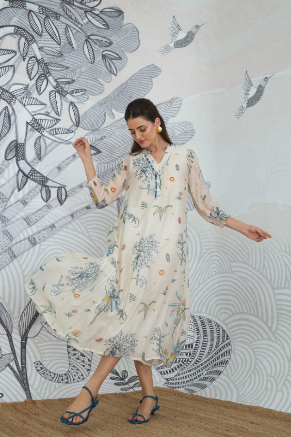 JUNGLE FRILL DRESS