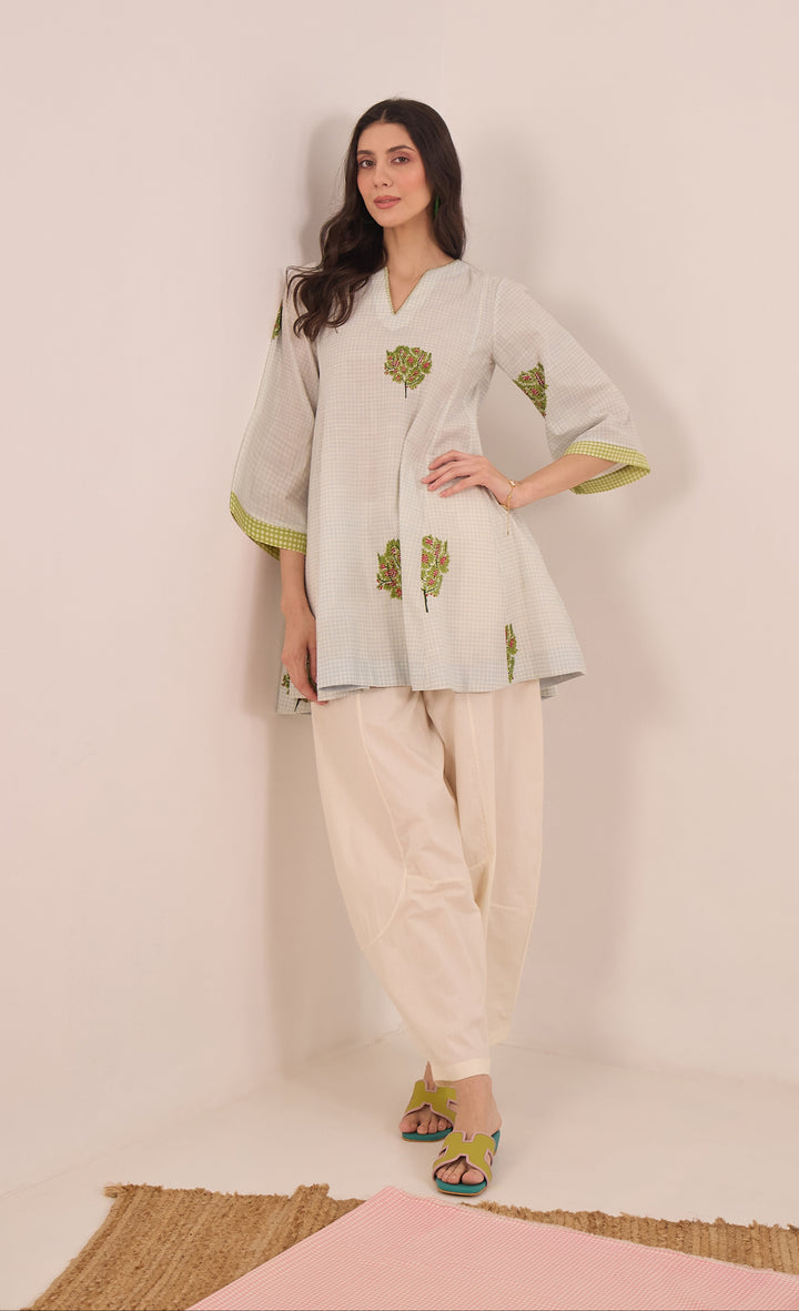 COTTON BOAT PANTS - IVORY