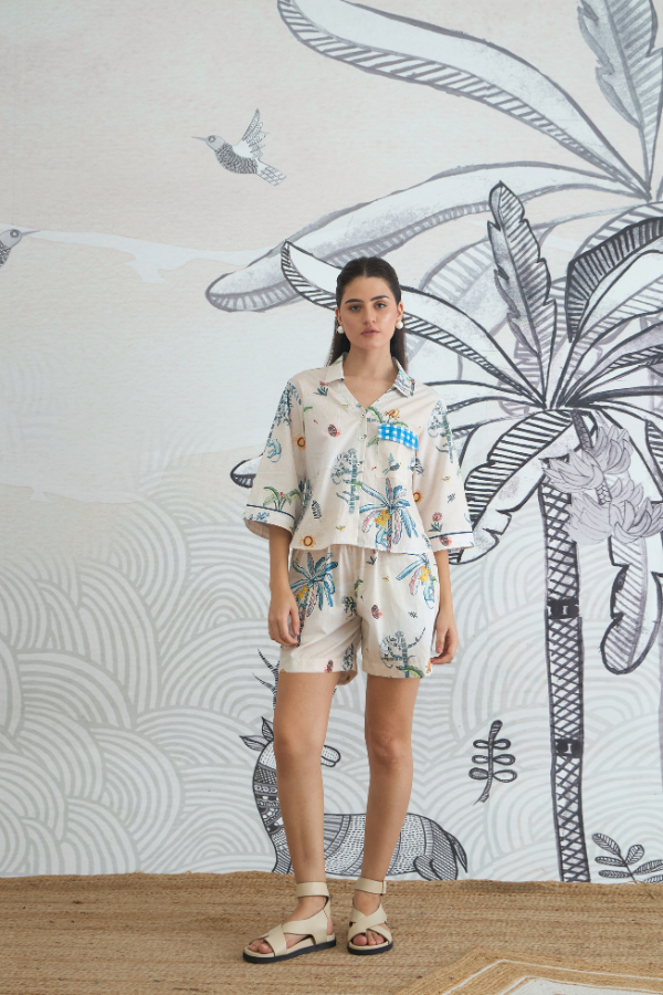 JUNGLE CROP SHIRT