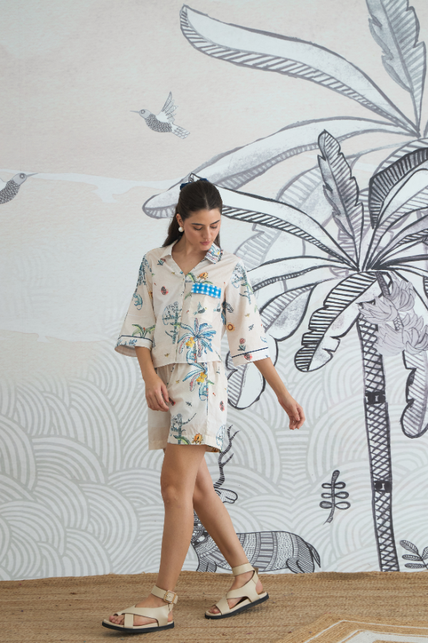 JUNGLE CROP SHIRT