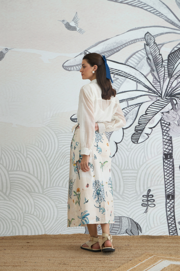 JUNGLE WRAP SKIRT