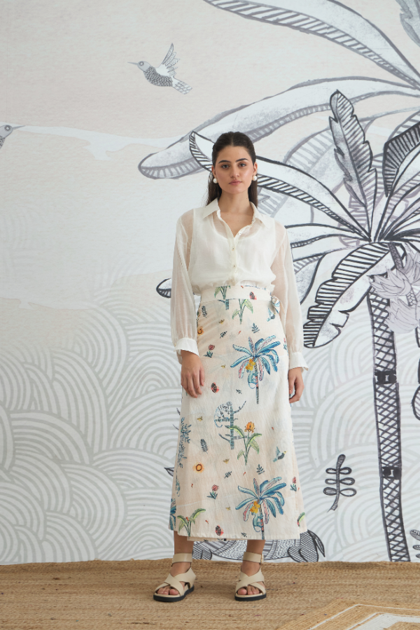 JUNGLE WRAP SKIRT