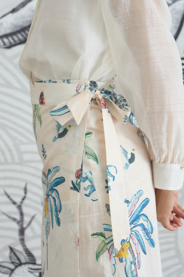 JUNGLE WRAP SKIRT