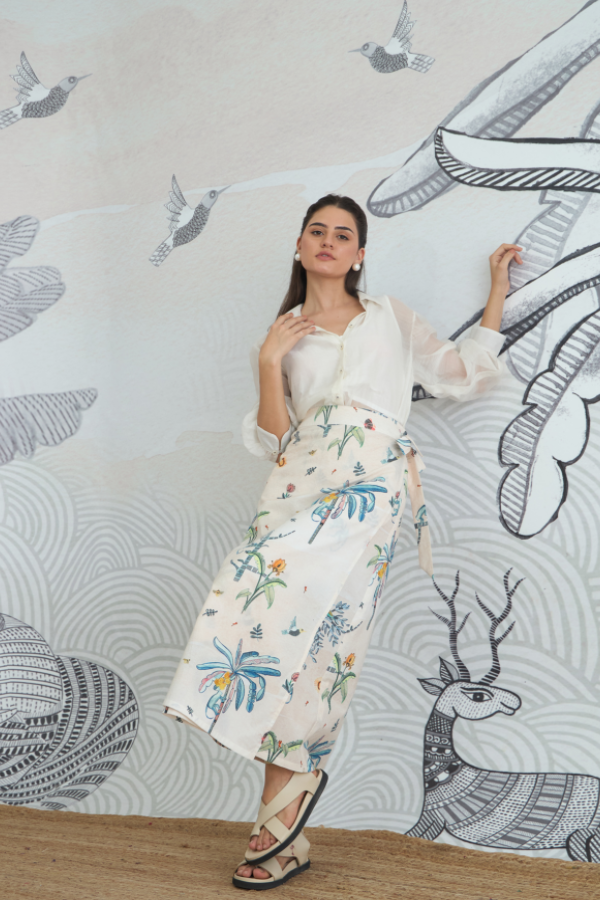JUNGLE WRAP SKIRT