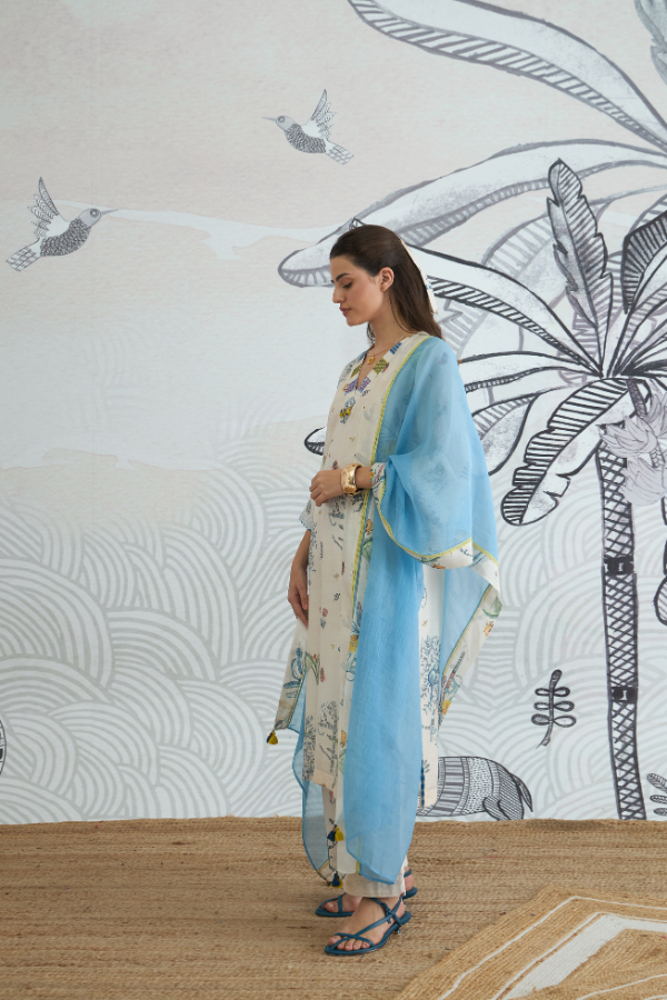 JUNGLE V-NECK Dupatta