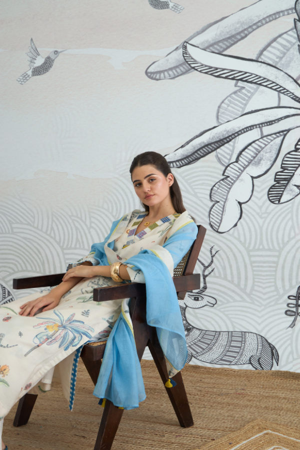 JUNGLE V-NECK Dupatta