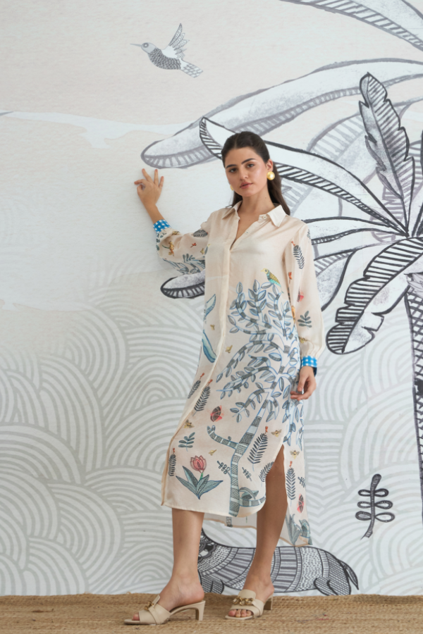 JUNGLE SHIRT DRESS