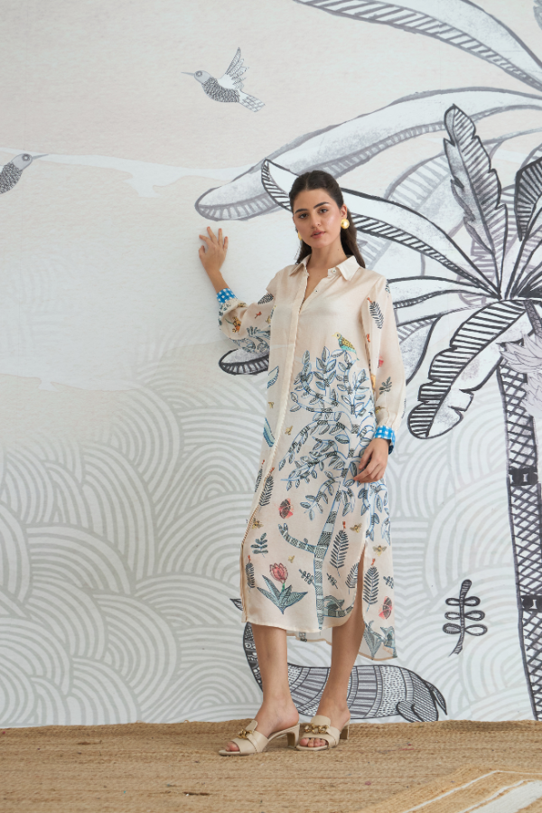 JUNGLE SHIRT DRESS