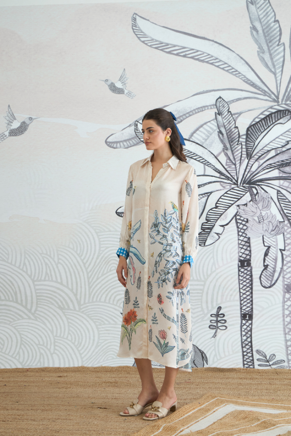 JUNGLE SHIRT DRESS
