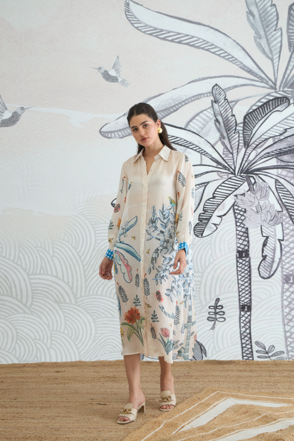 JUNGLE SHIRT DRESS