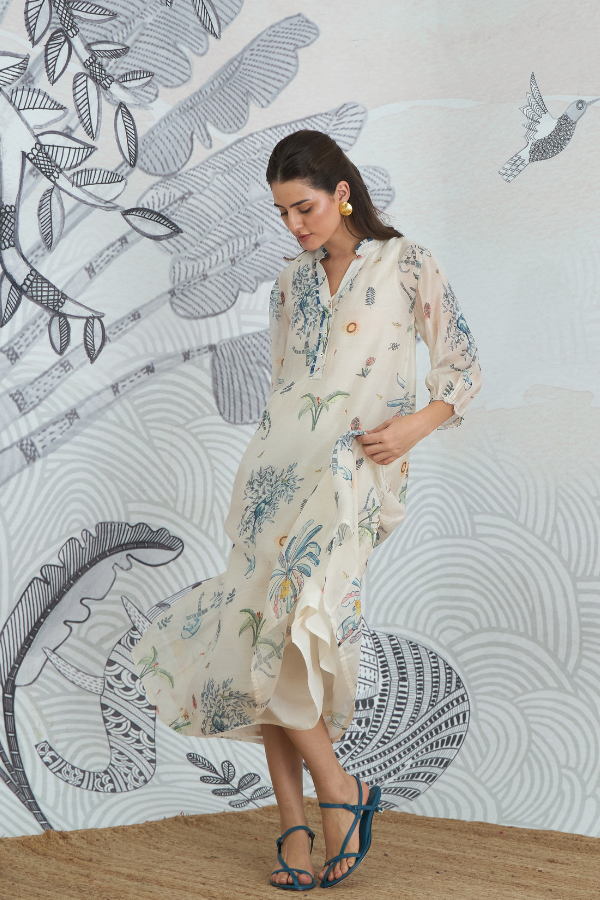 JUNGLE FRILL DRESS