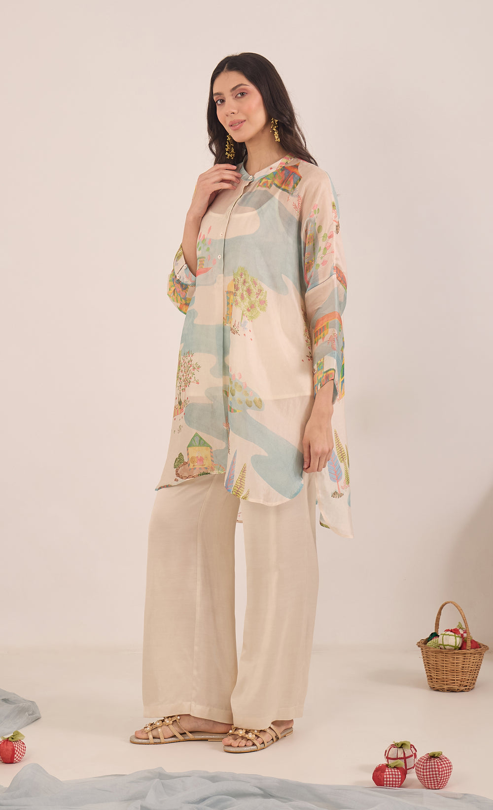 Silk Organza Co-Ord Set 