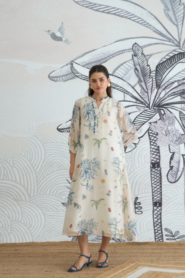 JUNGLE FRILL DRESS