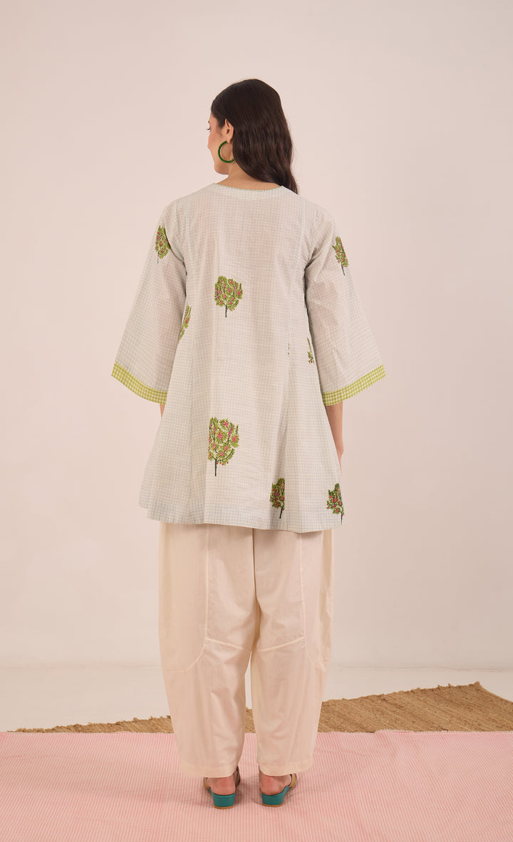 COTTON BOAT PANTS - IVORY