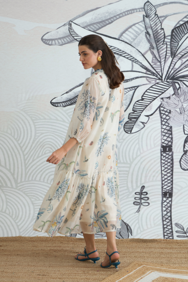 JUNGLE FRILL DRESS