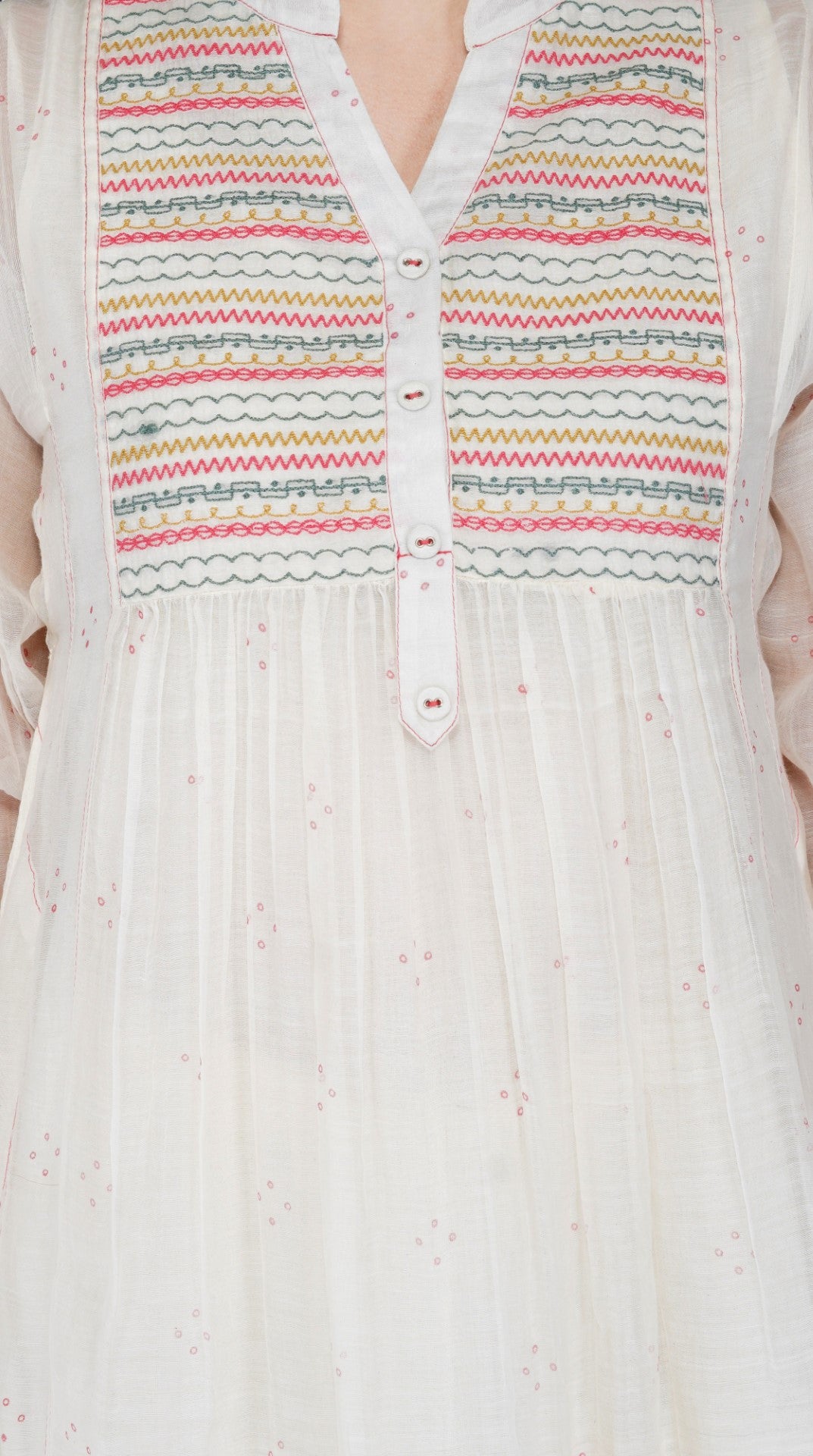 SAAWAN ABSTRACT YOKE KALI KURTA