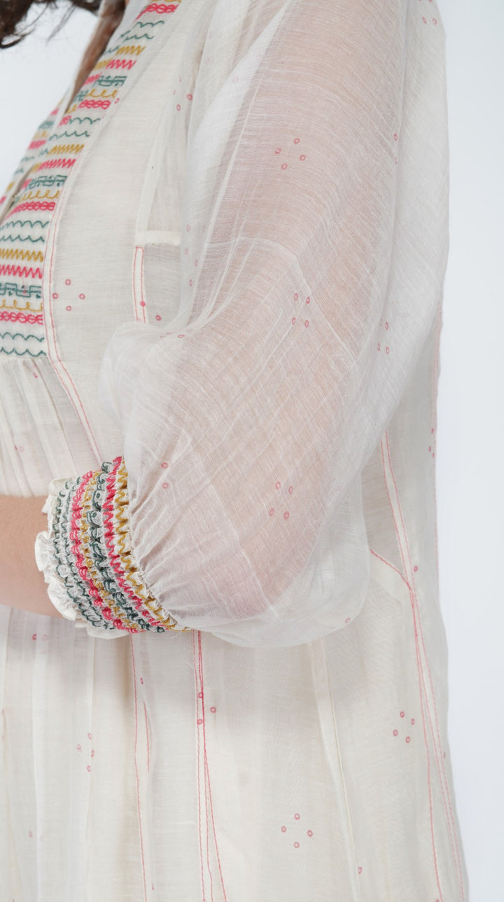 SAAWAN ABSTRACT YOKE KALI KURTA