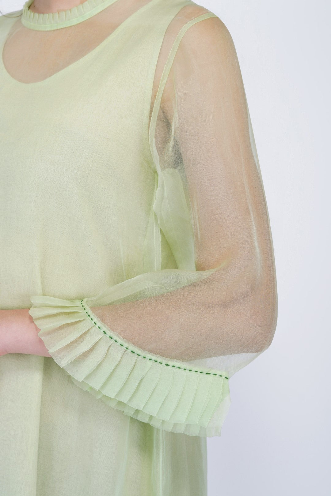 SAAWAN ORGANZA GATHER FRILL DRESS