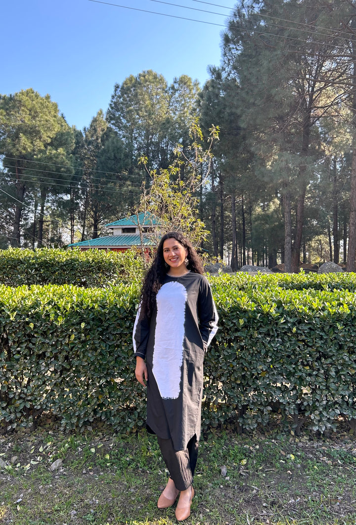 OVAL SHIBORI KURTA SET