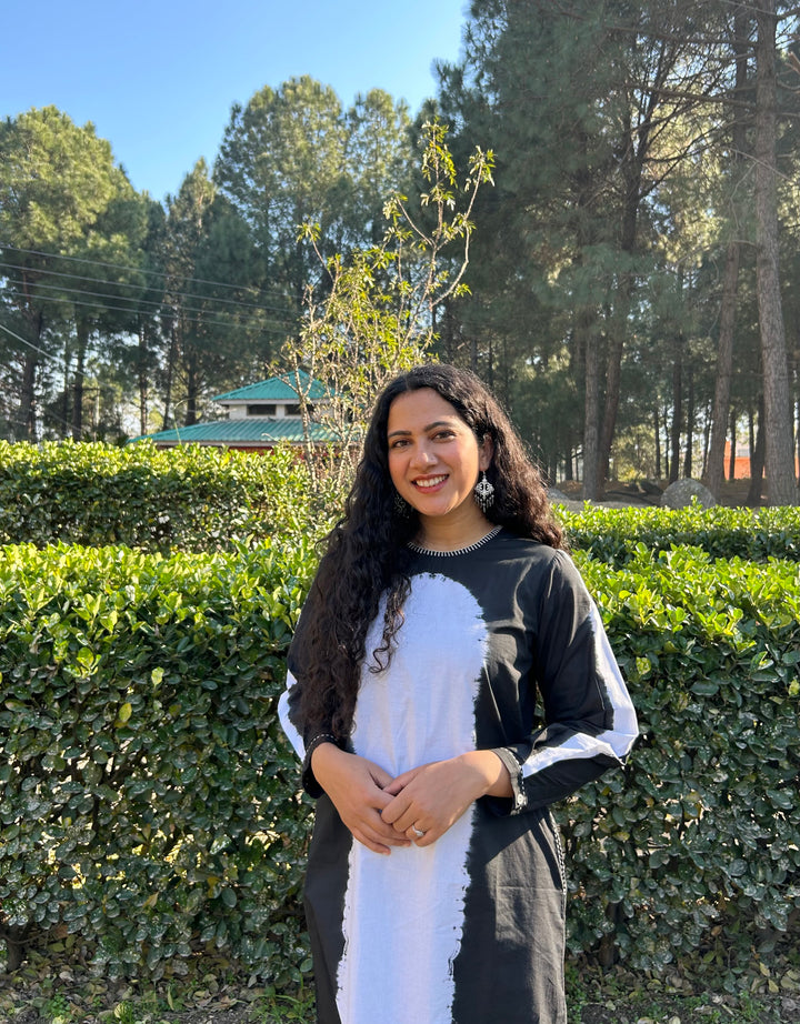 OVAL SHIBORI KURTA SET