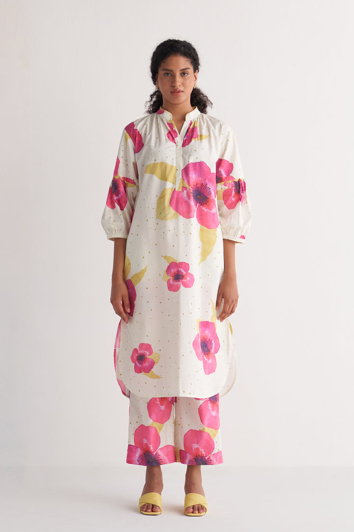 Pinkberry Floral Shirtdress with pants