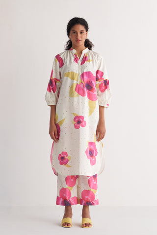 Pinkberry Floral Shirtdress with pants