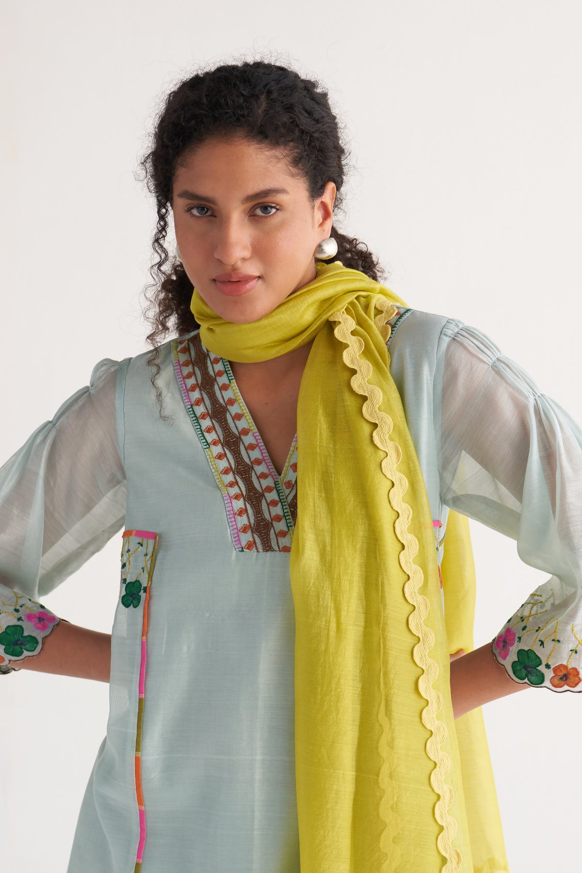 Scalloped Dupatta