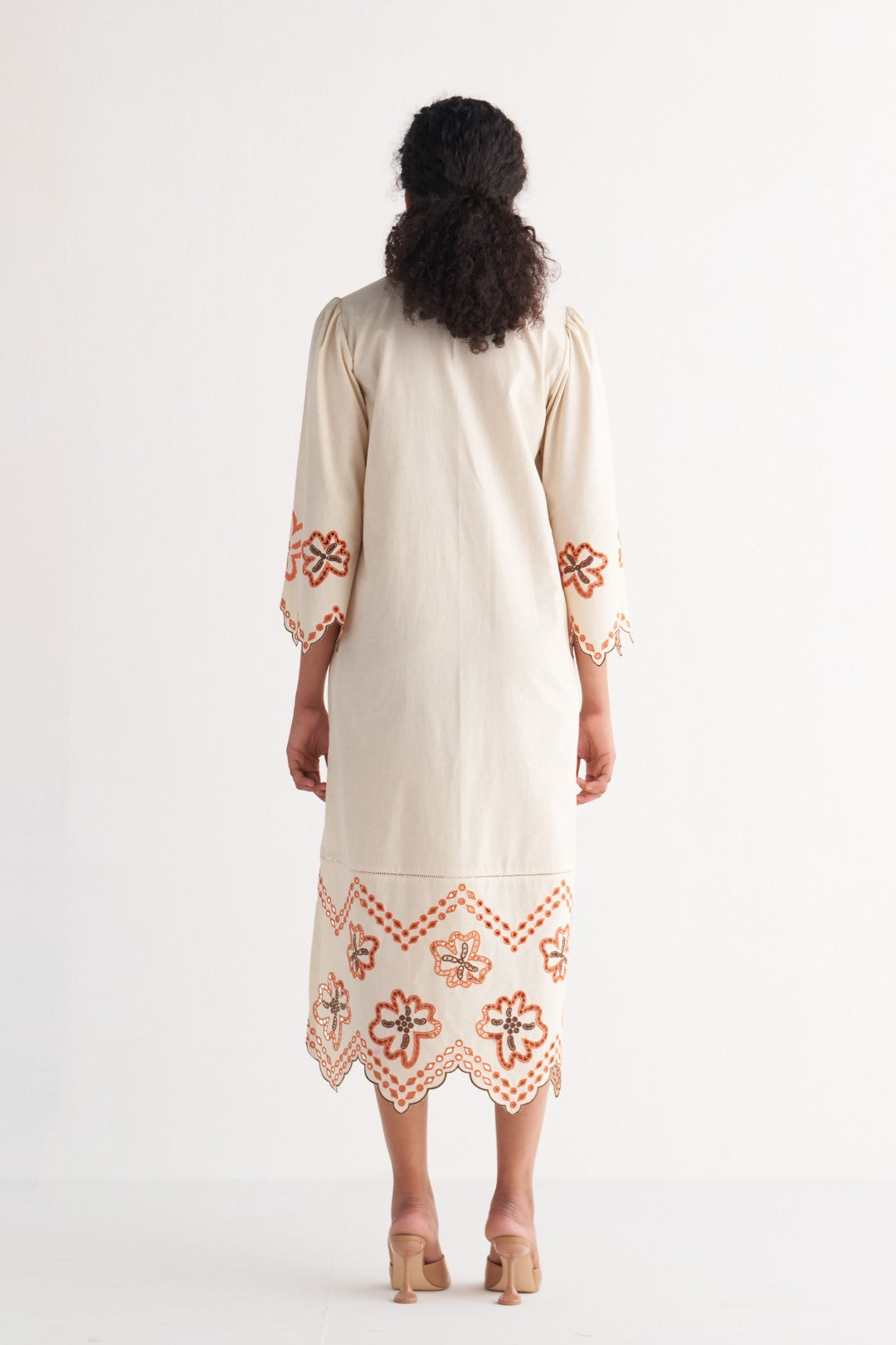 Off-White Colossal Cutwork Dress