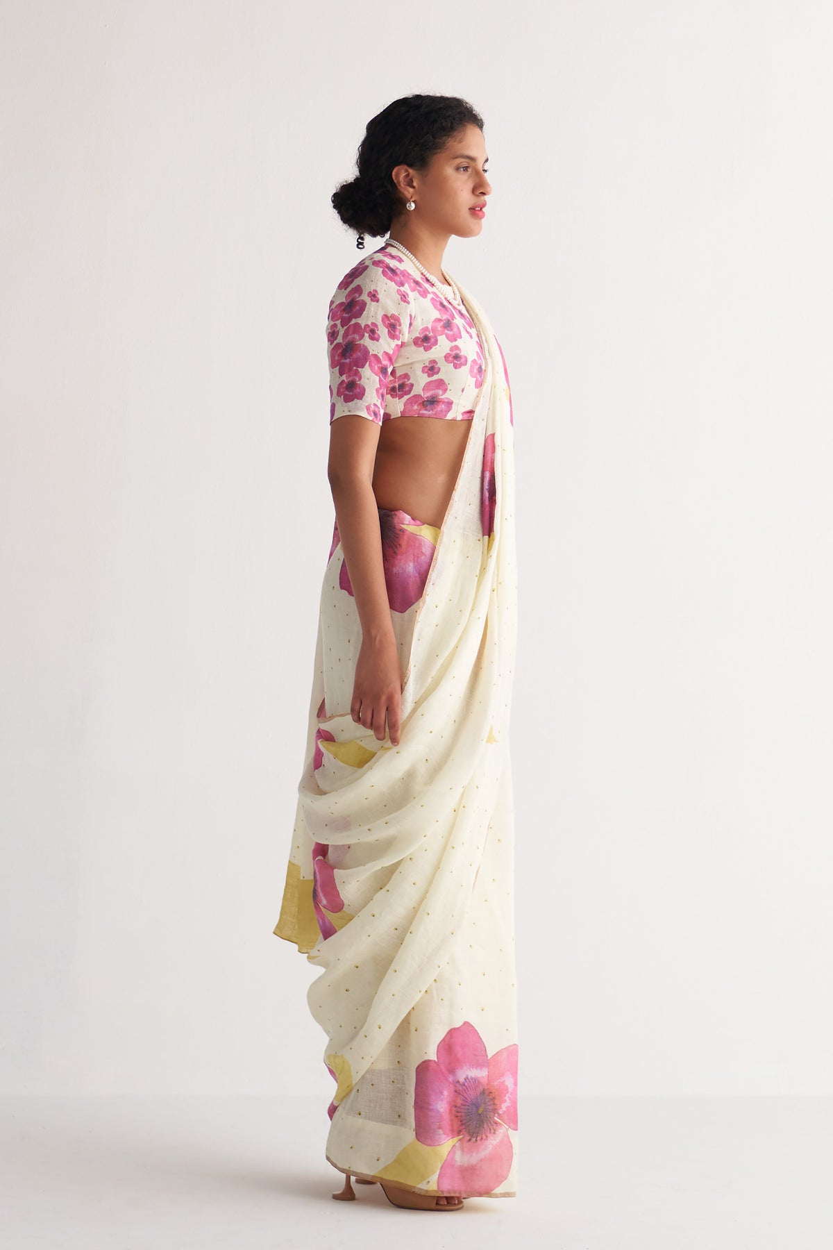 Pinkberry Floral saree