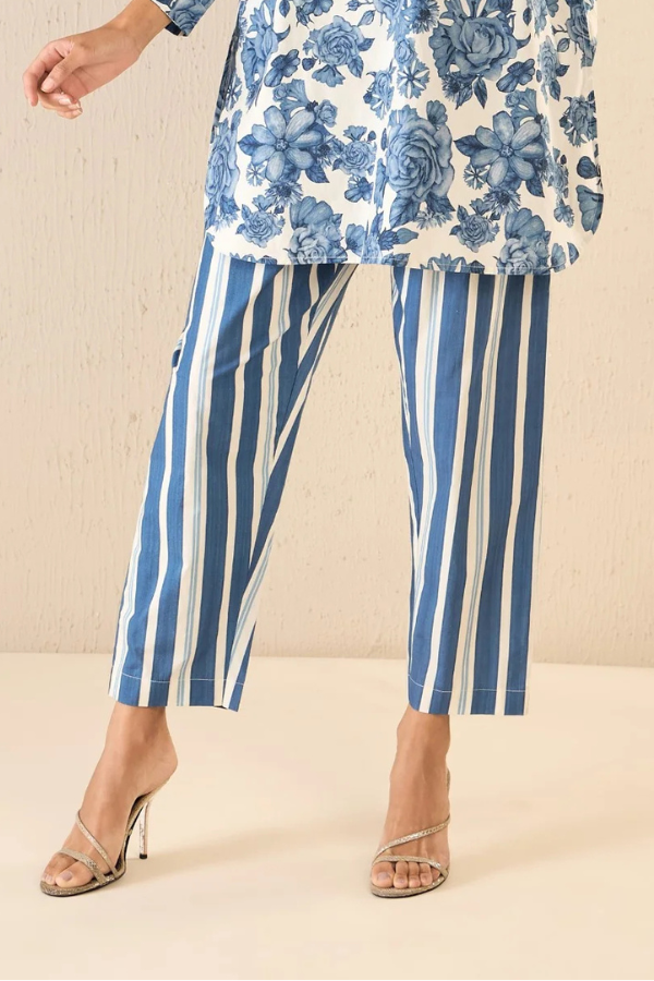 MEADOW STRIPES: BLUE STRIPE PANT