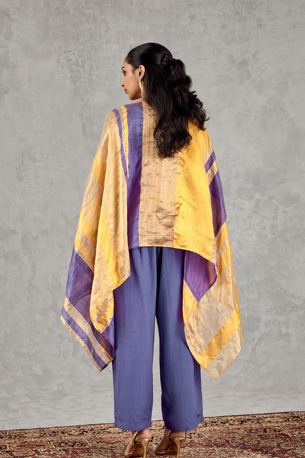 PURPLE WIDE-LEG PANT