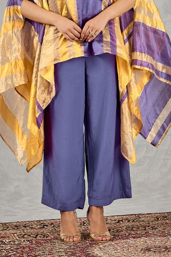 PURPLE WIDE-LEG PANT