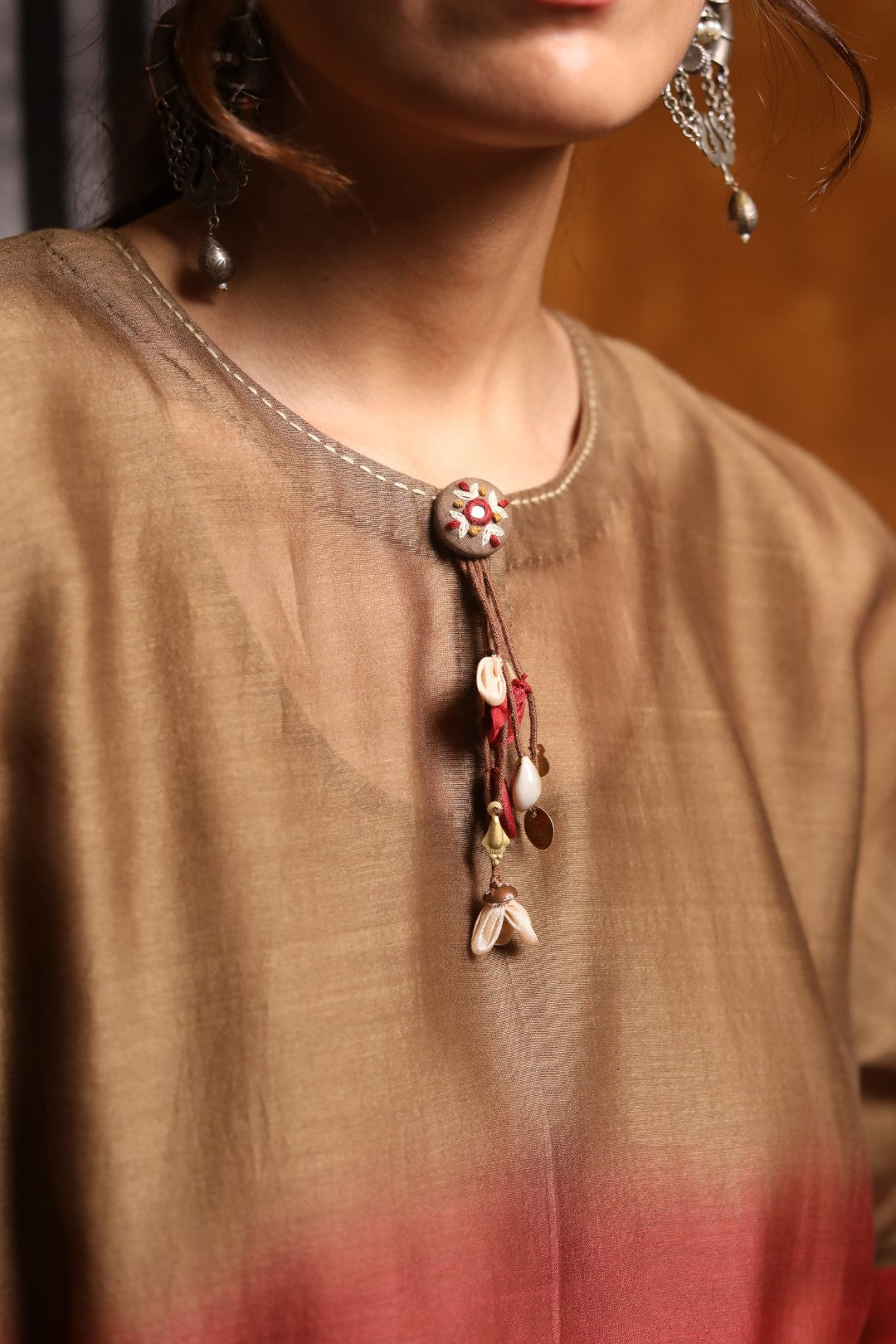 Tri Color Kimono