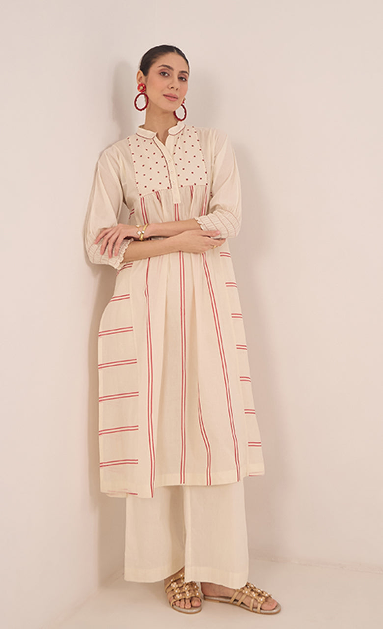 Beaded ethnic kurta women